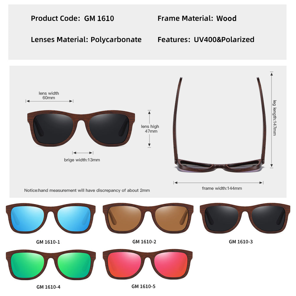 😎Eco-Shades - Retro Bamboo Sunglasses. Sleek & Sustainable Shades