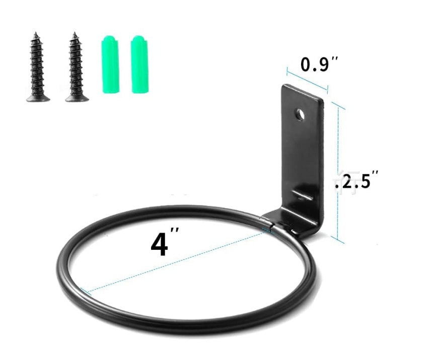 Metal wall mounted plant hook