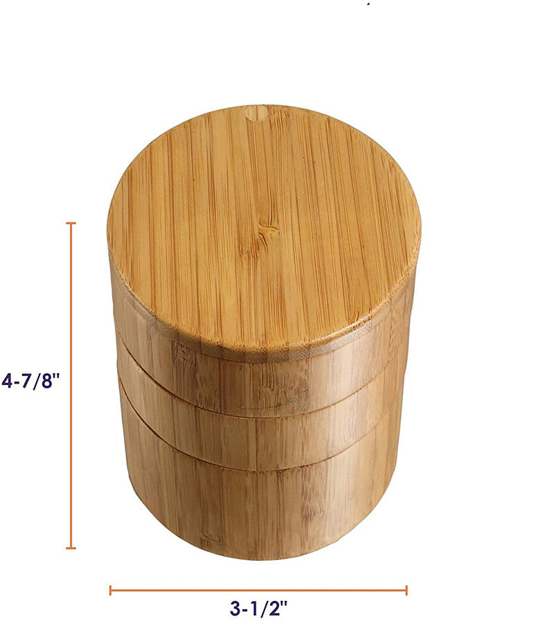 Eco-Twist Rotary Spice & Salt Box – Fresh Flavor at Every Turn