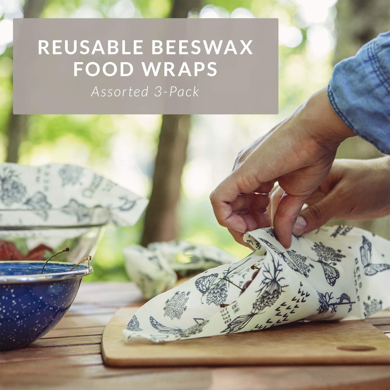 🍯Eco-Wrap: Organic cotton & beeswax food fresh keeping cloth