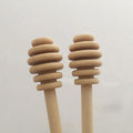 Eucalyptus wood honey stick set for drizzling honey