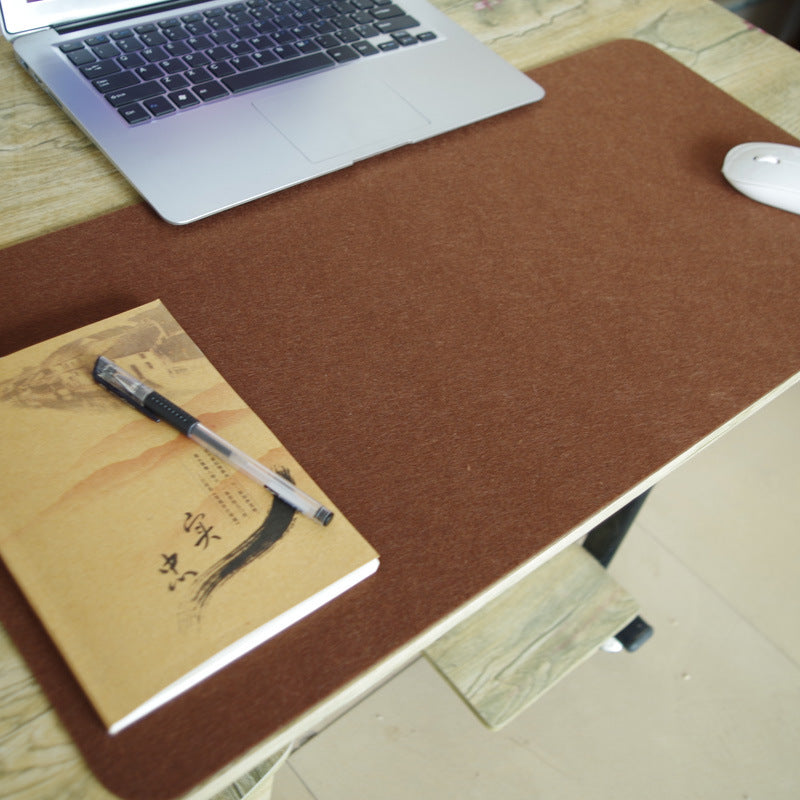 Minimal felt desk mat