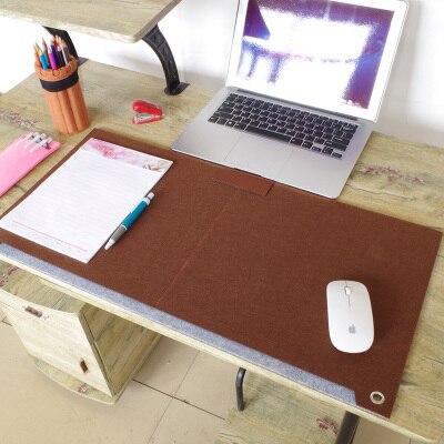 Minimal felt desk mat