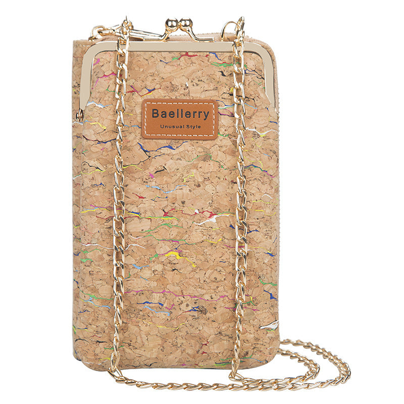 👜Eco-Cork long wallet for women – Sleek Natural Cork, Sustainable Everyday Style