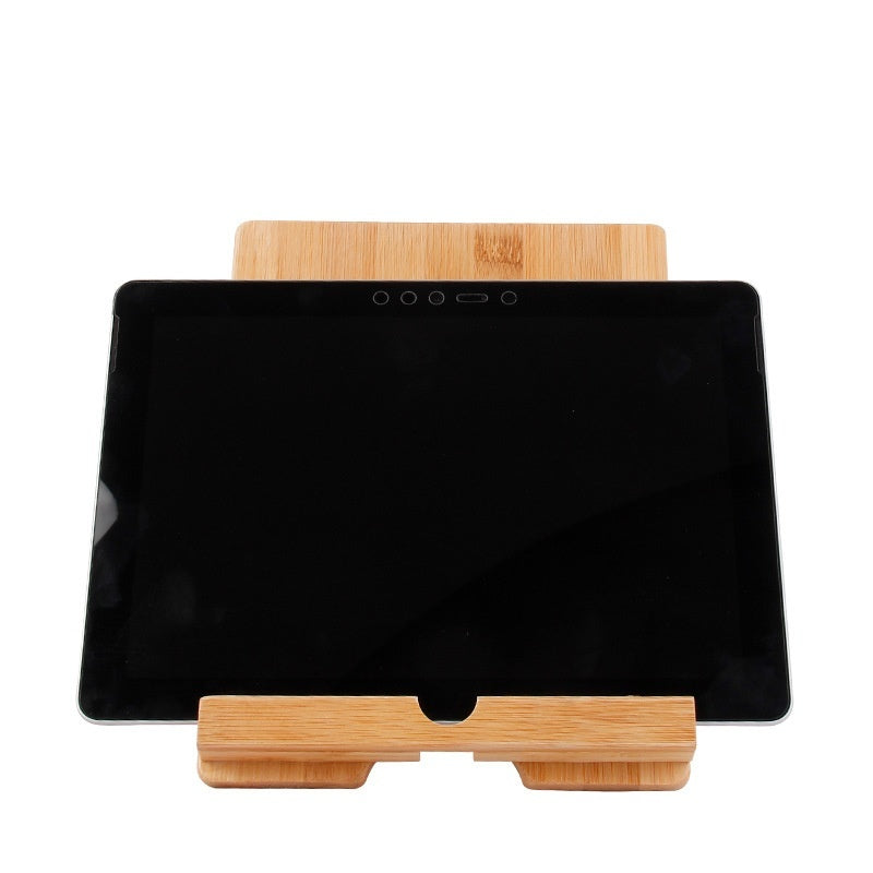 Bamboo phone and tablet stand