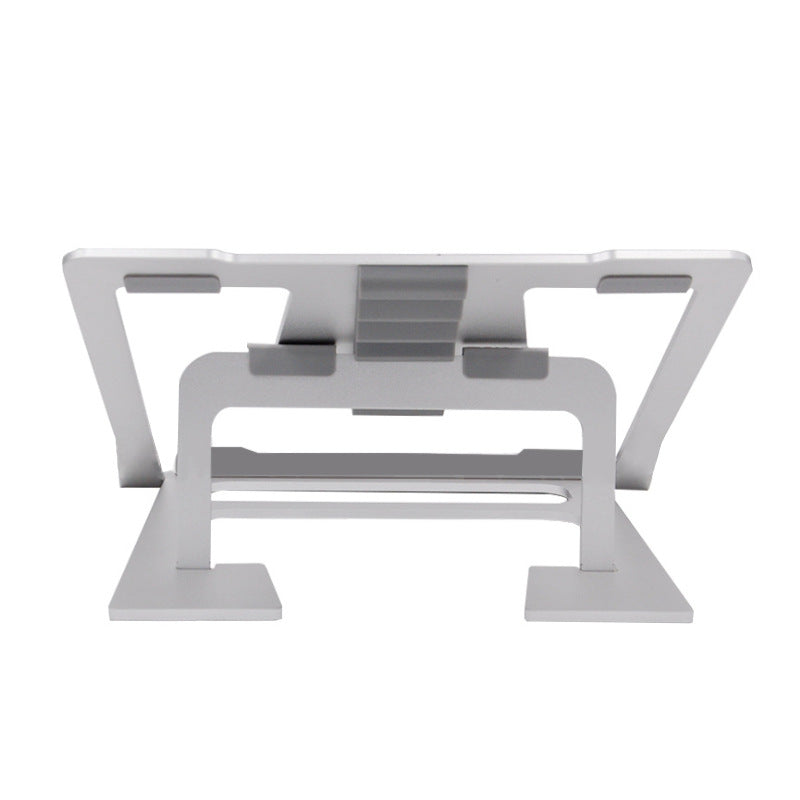 Adjustable foldable laptop stand on desk
