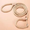 Hemp rope dog leash