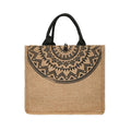 Linen and jute tote bag for everyday shopping