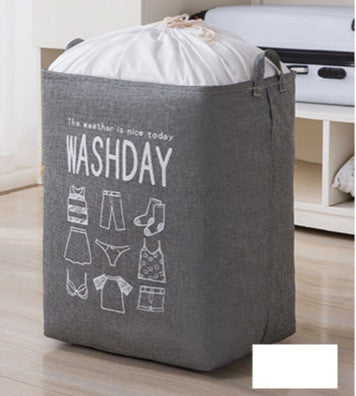 Fabric clothes hamper for home laundry storage