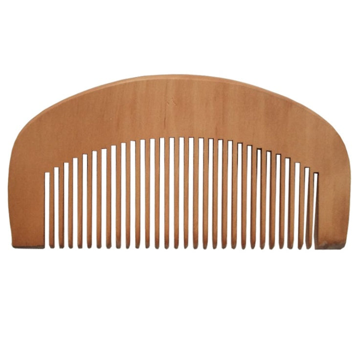 Peach wood hair comb for everyday grooming