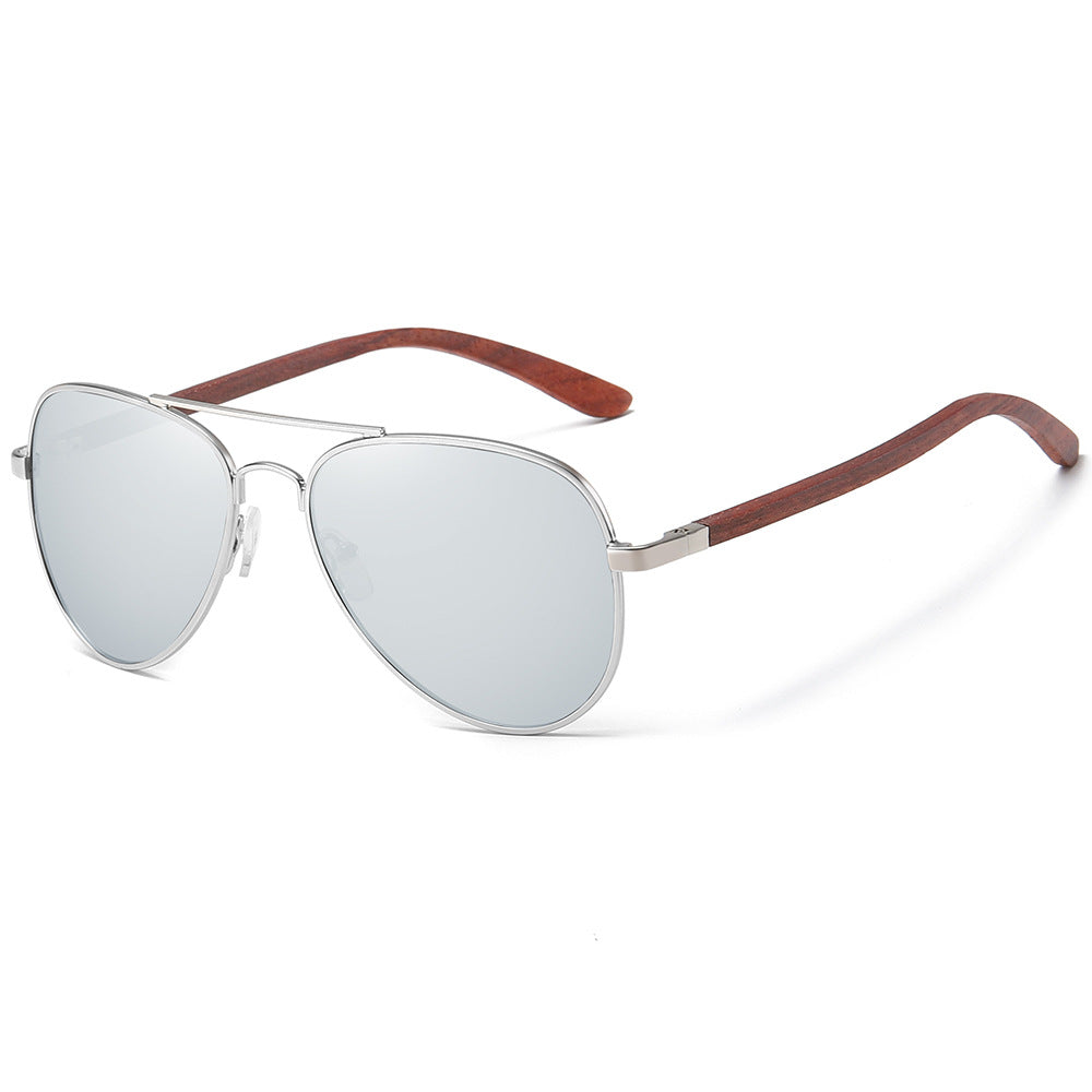 Bamboo frame sunglasses