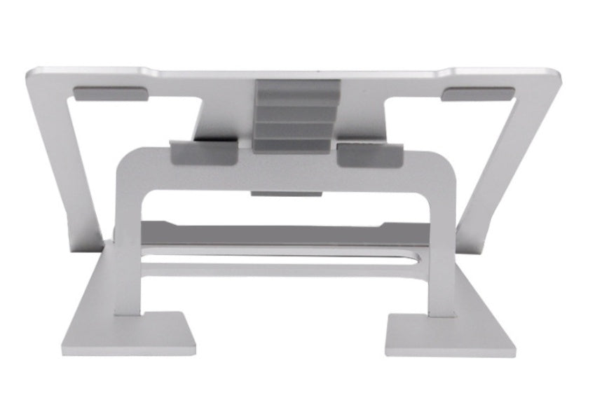 Adjustable foldable laptop stand on desk