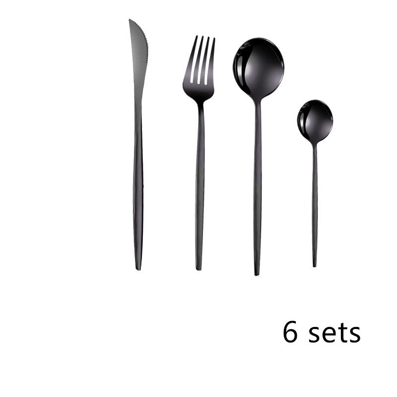 Stainless steel spoon set for everyday dining (set of 4)