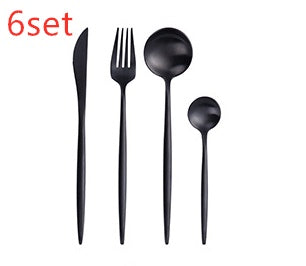 Stainless steel spoon set for everyday dining (set of 4)