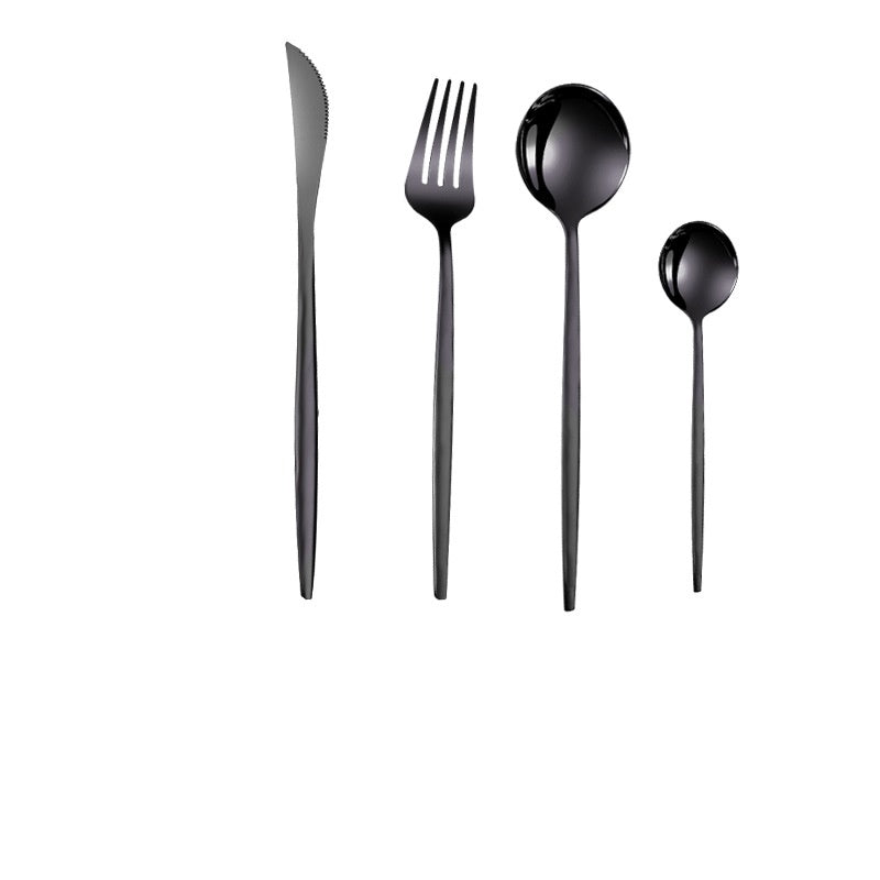 Stainless steel spoon set for everyday dining (set of 4)