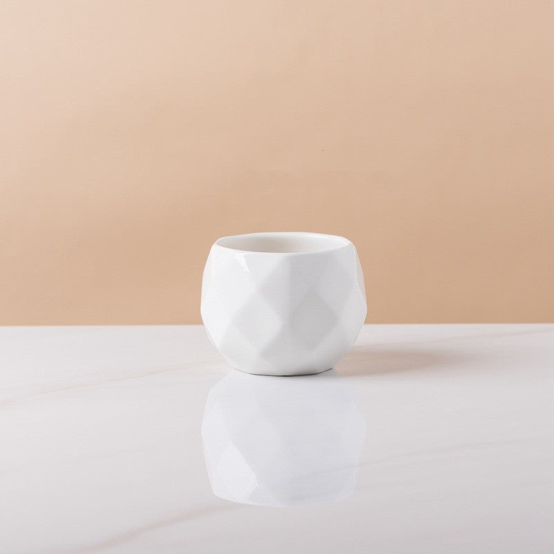 Scandinavian ceramic succulent planter