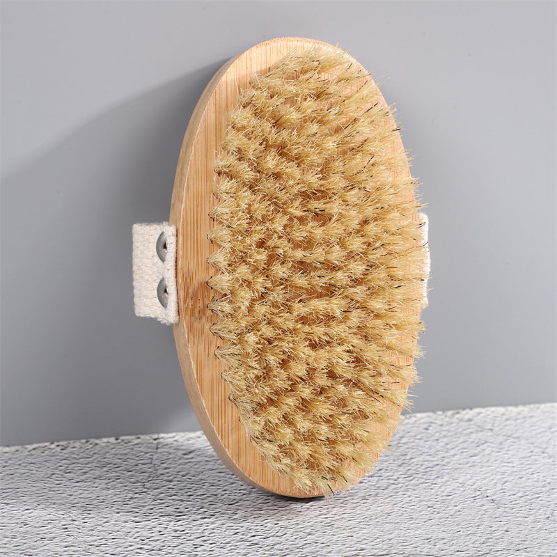 Bamboo nail and hand cleaning brush