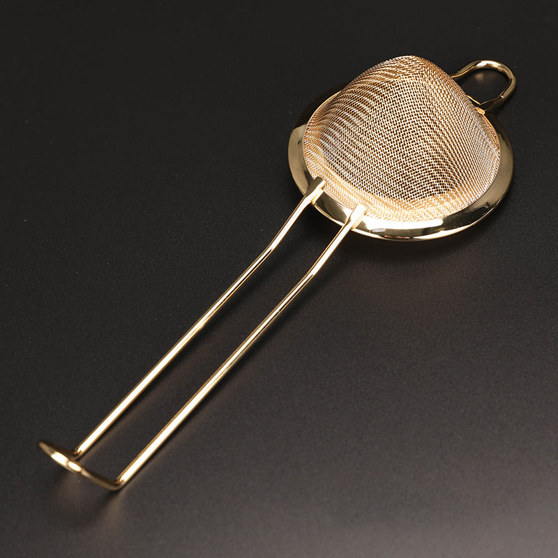 Stainless steel strainer spoon for everyday kitchen use