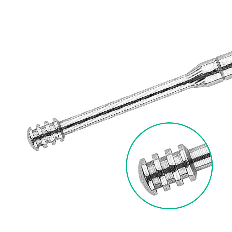 Reusable stainless steel ear cleaning tool