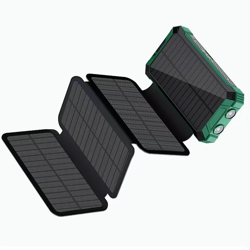 ☀️ Eco-Solar Power Bank: Portable Charger with Built-In Solar Panel.