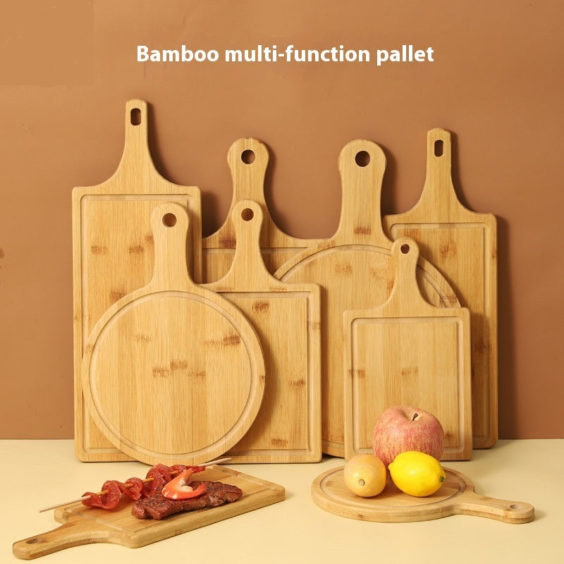 Bamboo serving and utility tray for everyday home use