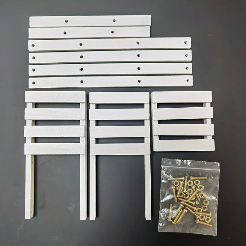 Wooden multi-layer plant stand