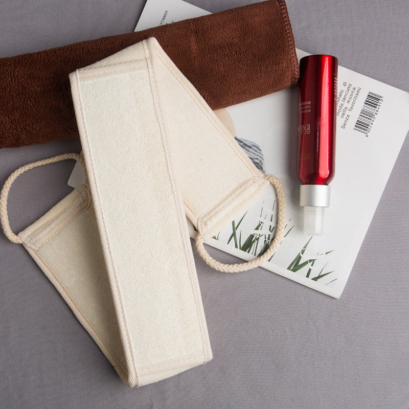 Natural loofah bath sponge