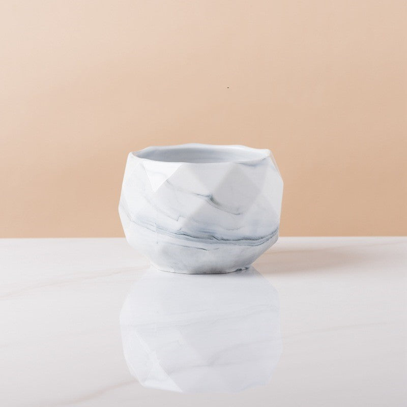 Scandinavian ceramic succulent planter