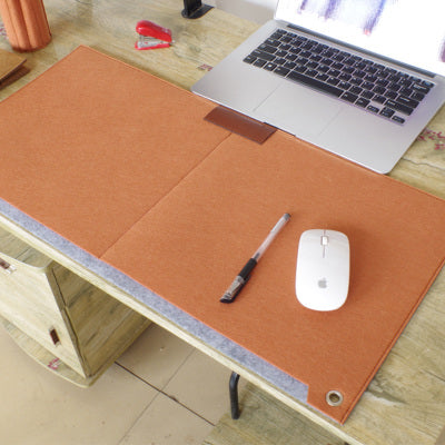 Minimal felt desk mat