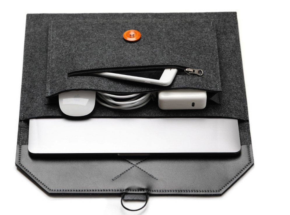 Felt laptop protective sleeve