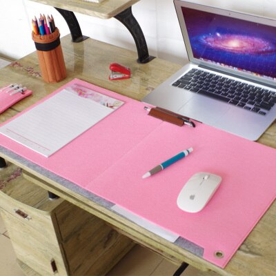 Minimal felt desk mat