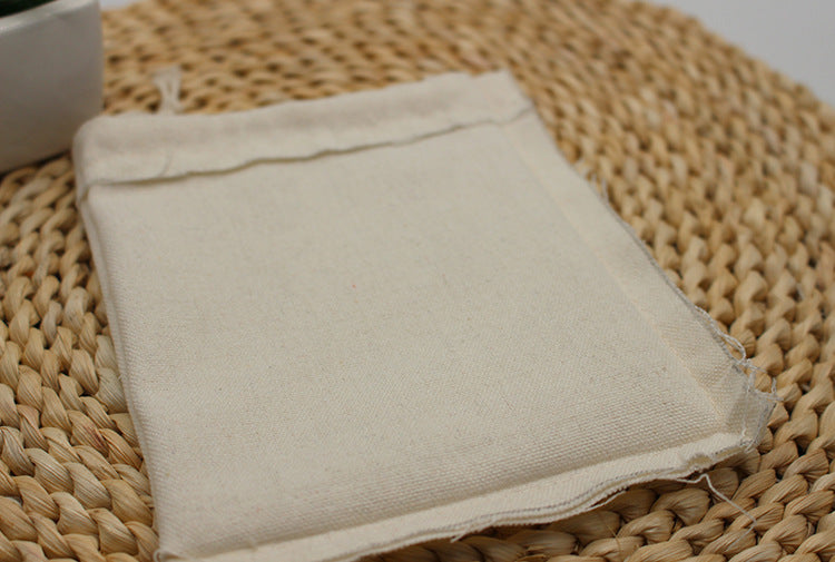 Cotton canvas drawstring travel storage bag