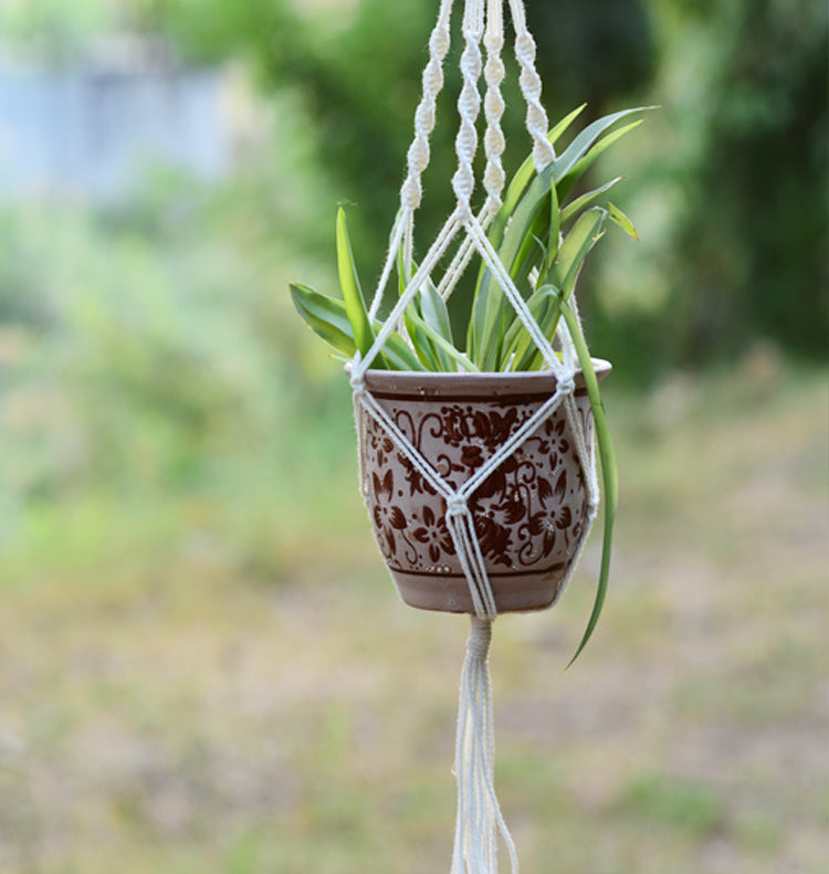Handmade Rope Plant Hanger | Samaya Eco Goods