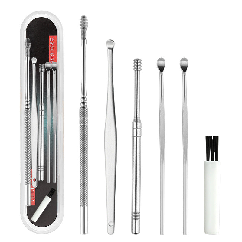 Reusable stainless steel ear cleaning tool