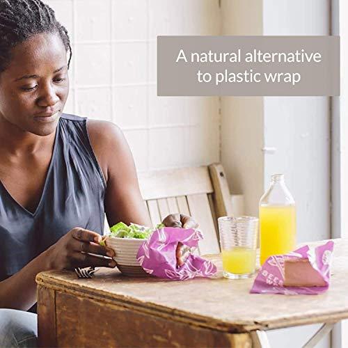 🍯Eco-Wrap: Organic cotton & beeswax food fresh keeping cloth