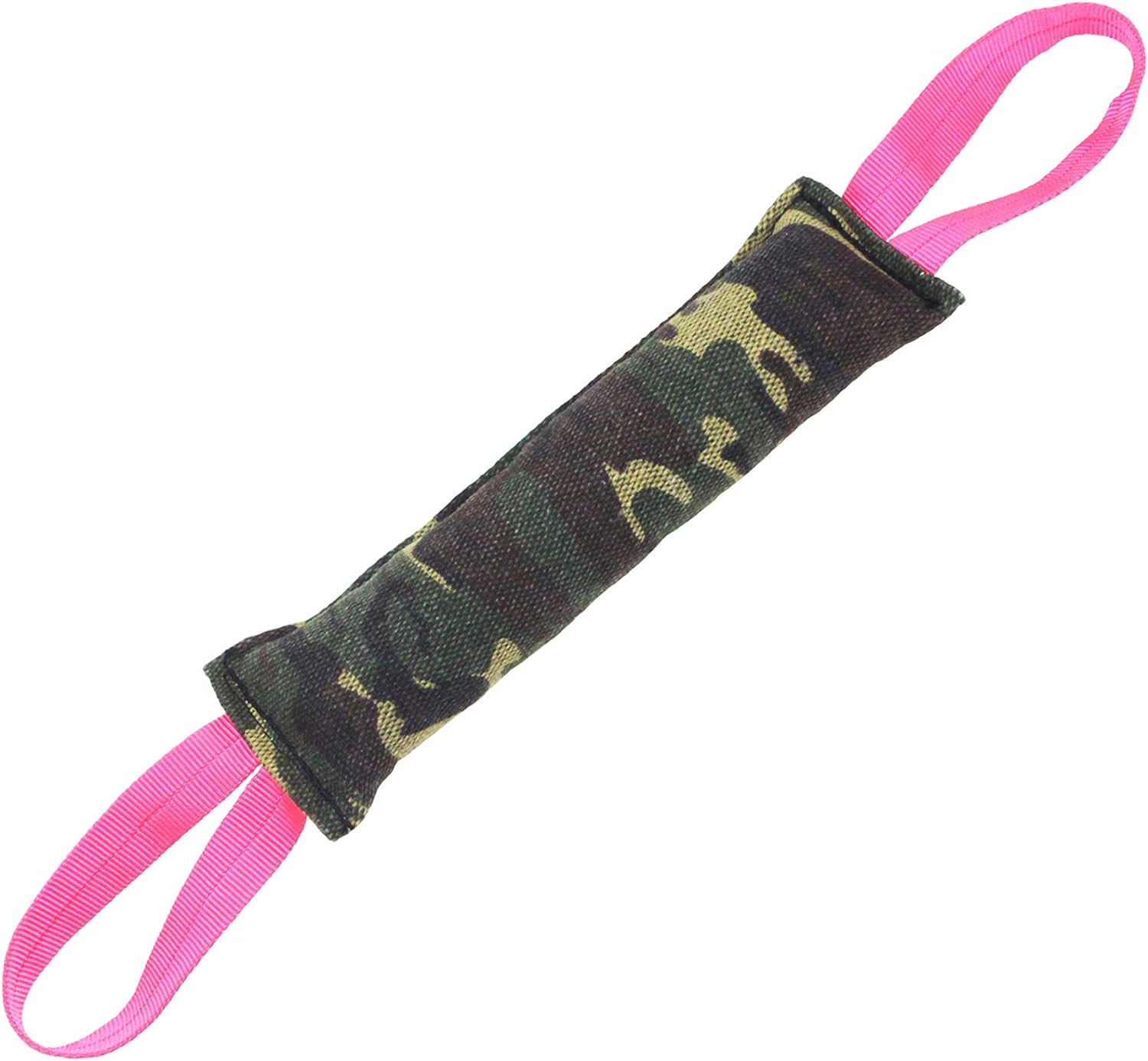 Jute dog tug toy for interactive training play