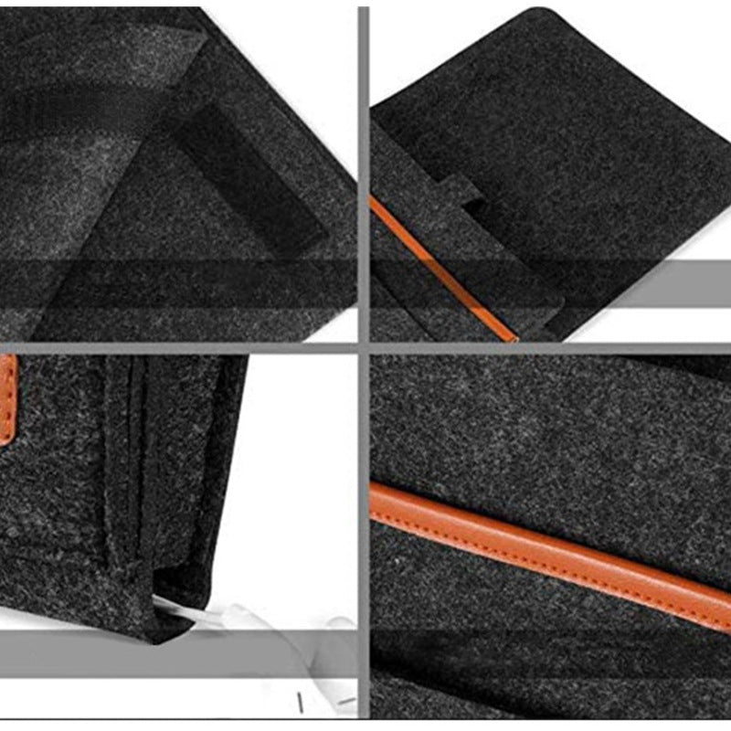 Felt bedside hanging organiser for travel