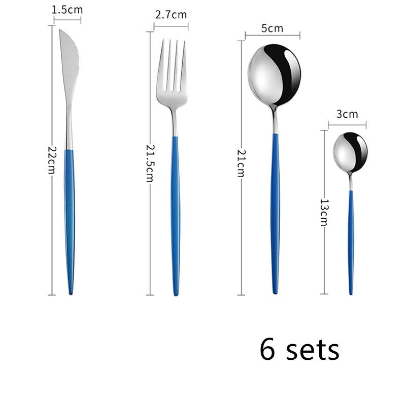 Stainless steel spoon set for everyday dining (set of 4)