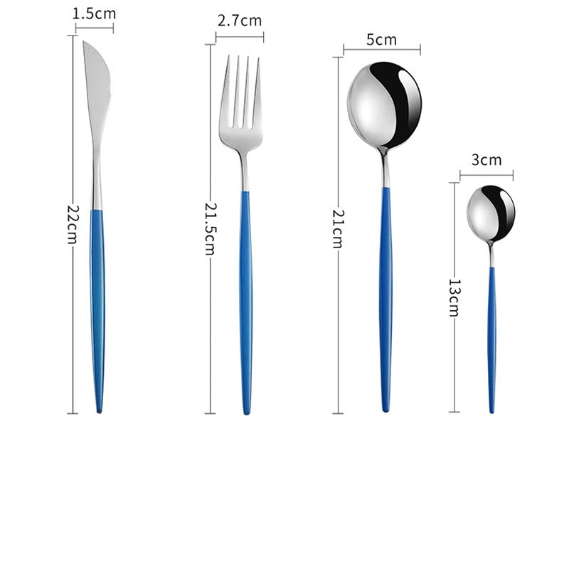Stainless steel spoon set for everyday dining (set of 4)