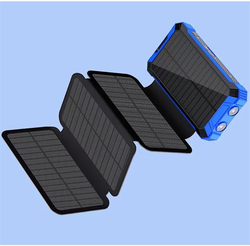 ☀️ Eco-Solar Power Bank: Portable Charger with Built-In Solar Panel.