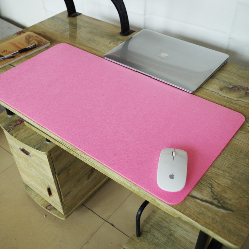 Minimal felt desk mat