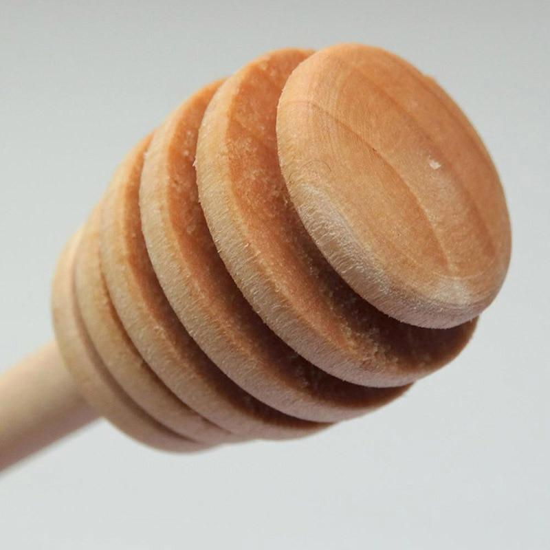 Eucalyptus wood honey stick set for drizzling honey