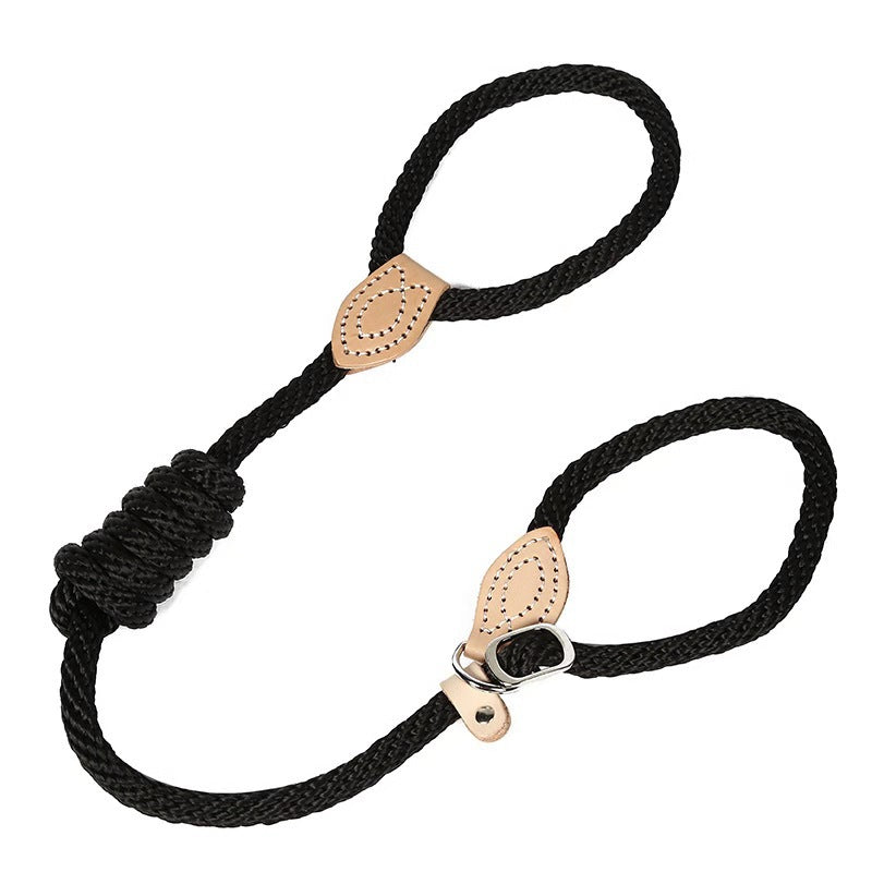 Hemp rope dog leash