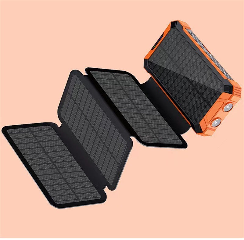 ☀️ Eco-Solar Power Bank: Portable Charger with Built-In Solar Panel.