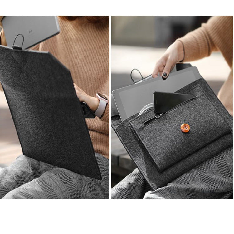 Felt laptop protective sleeve