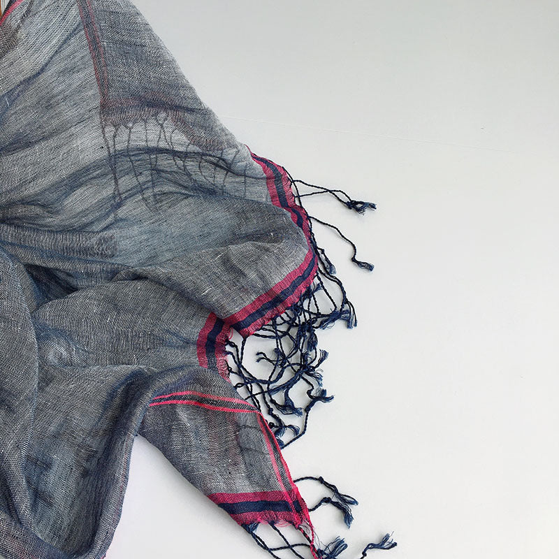 Linen hemp unisex scarf
