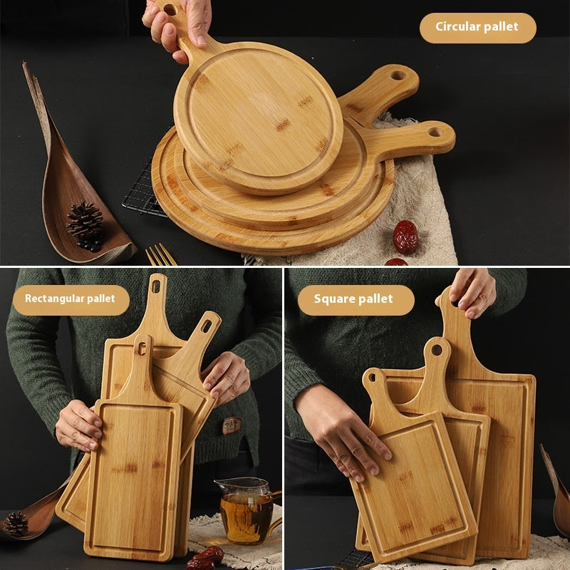 Bamboo serving and utility tray for everyday home use