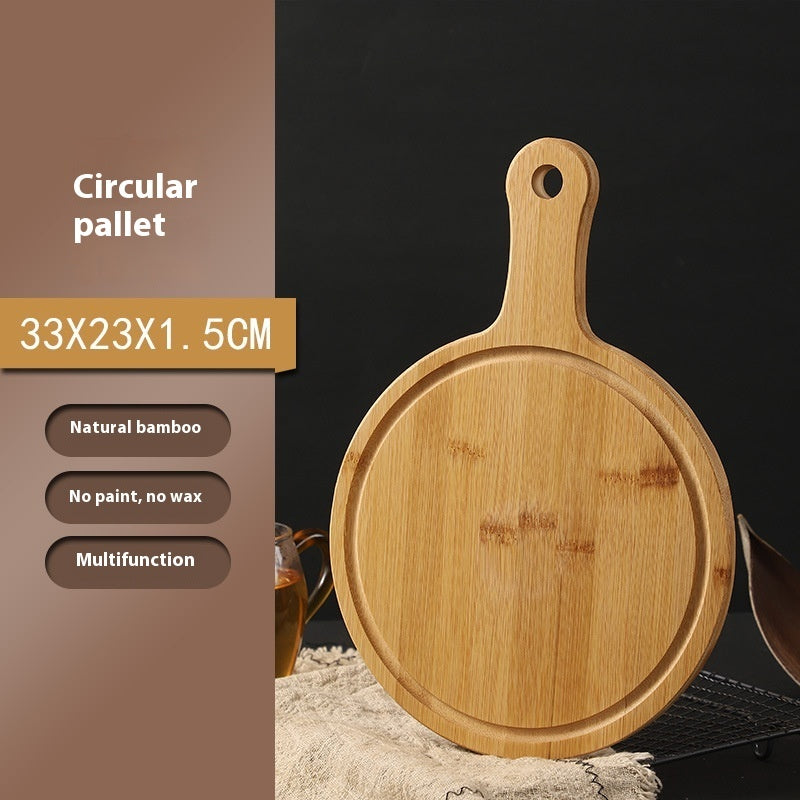 Bamboo serving and utility tray for everyday home use