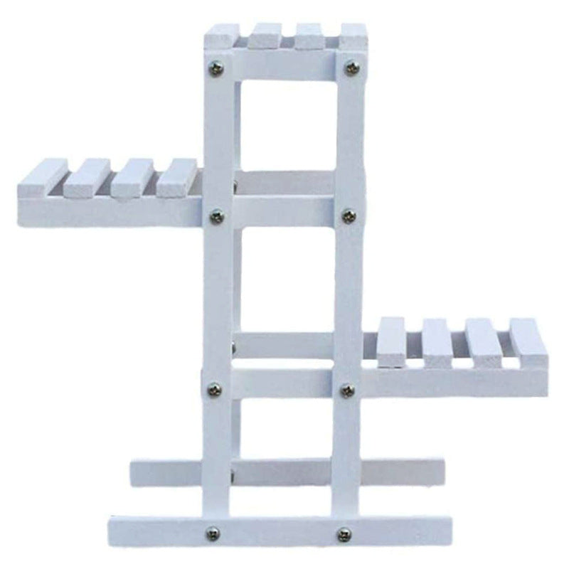 Wooden multi-layer plant stand