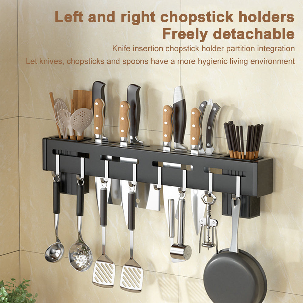 Stainless steel countertop storage rack for home organisation